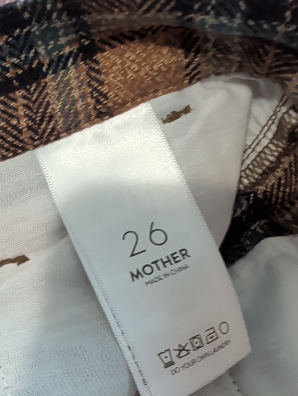 MOTHER Plaid Pants - Picture 4 of 5
